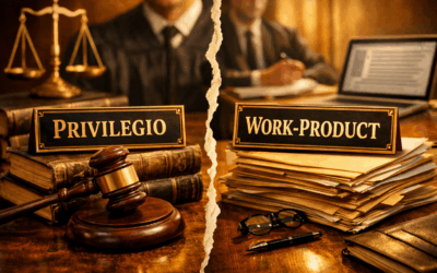 The use of generative AI tools in court and the scope of privilege and protection are the subject of debate